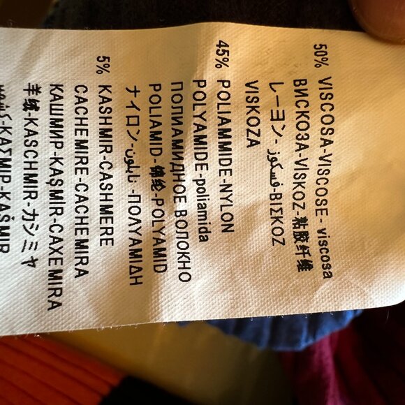 United Colors of Benetton Jersey Cashmere Sweater Size M - Picture 8 of 9